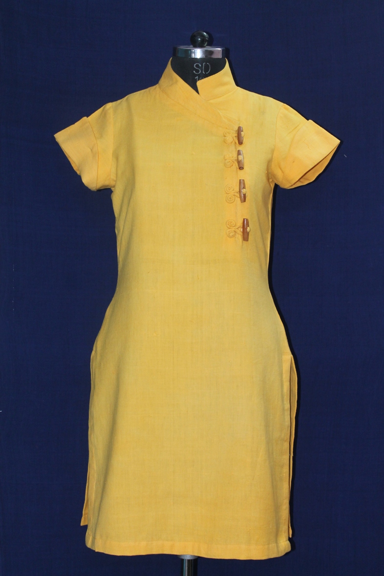 Ladies Kurtie in Yellow Colour